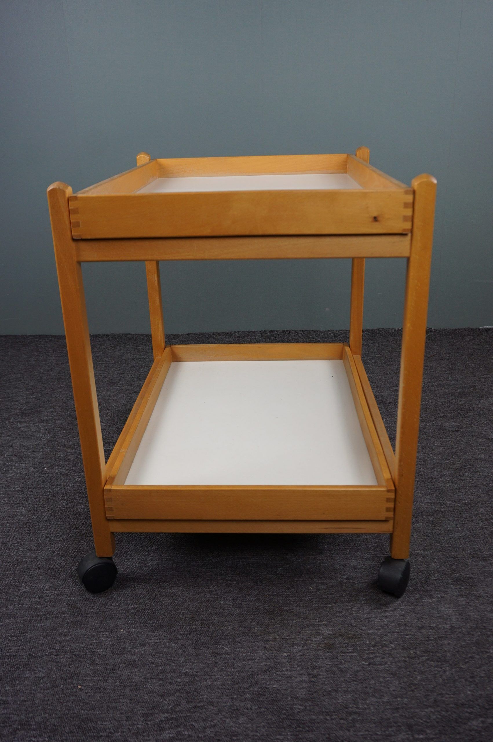 Mid-century service trolley Hyllinge Møbler Denmark