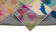 Handwoven turkish contemporary 203 cm x 302 cm multicolor patchwork carpet