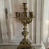 Ancien chandelier baroque en bronze
