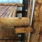 Foldable bamboo shelf