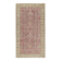 Vintage Handmade Turkish Wool Accent Rug with Floral Pattern for Living Room