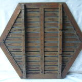 Folding and removable teak garden table