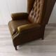 Leather reclining chair