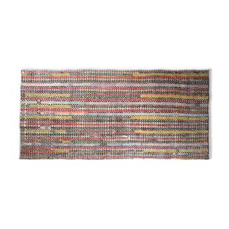 Anatolian handmade kilim rug 275 cm x 130 cm