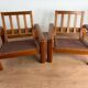 Pair of Scandinavian armchairs – 1970 - Attributed to EMC Mobel Denmark