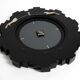Gigantic rare heavy Sunburst mirror wall clock from the 1970s | Ø 70 cm