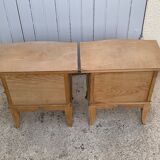 Pair of art deco bedsides