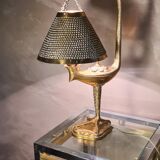Lampe style empire en bronze sur socle avec patte d aigle 38x23