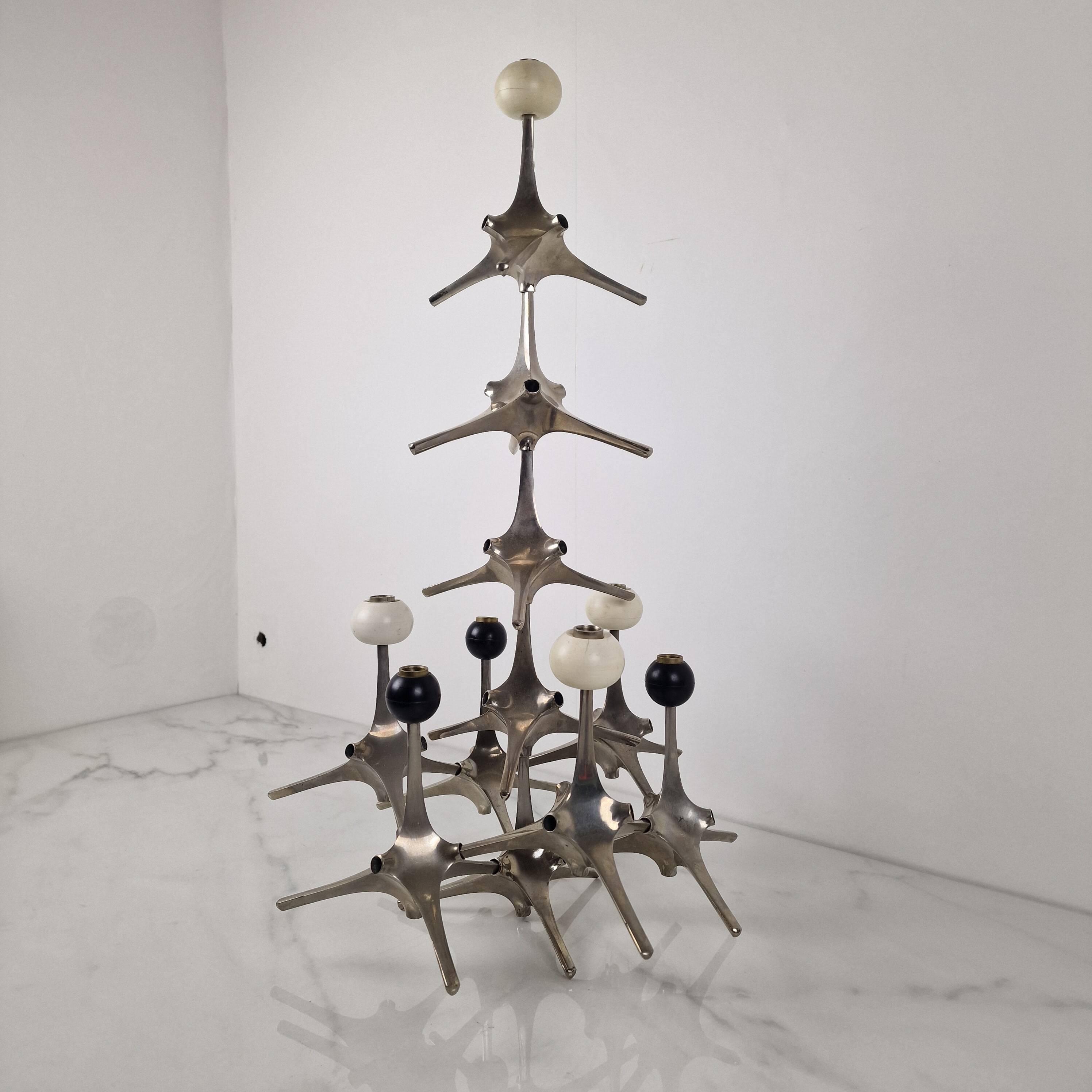 Iconic Modular Candleholder by Caesar Stoffi & Fritz Nagel, Germany, 1960s