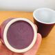 Lot 2 cups white and purple porcelain REVOL