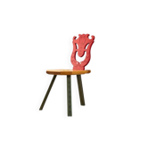 Very rare Museum Chair by Alessandro Mendini for Osvaldo Mastrangelo Italy