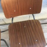 Set of 6 chairs Kho Liang 60s