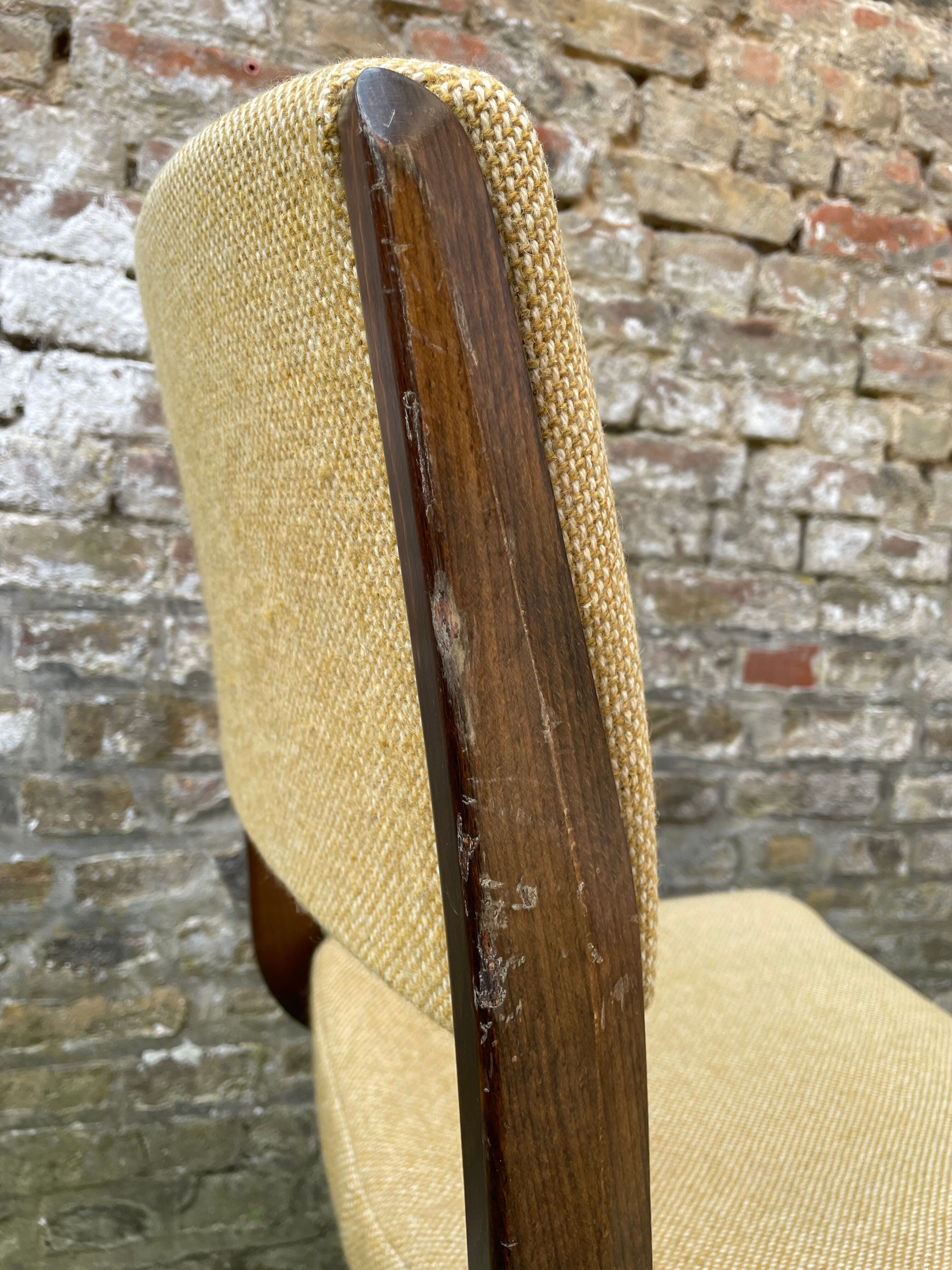 Vintage Scandinavian style swivel office chair
