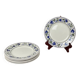 Set of 6 Churchill England dessert plates, flower pattern, 1970