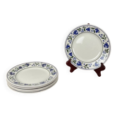 Set de 6 assiettes à dessert Churchill England ,motif  fleur, 1970