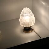 Table lamp- globe Art Deco skyscraper