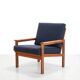 Oak Illum Wikkelso Capella armchair by Niels Eilersen