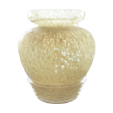 Vase moucheté style art déco