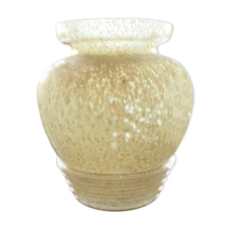 Art Deco style speckled vase