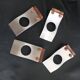 4 designer stainless steel egg cups