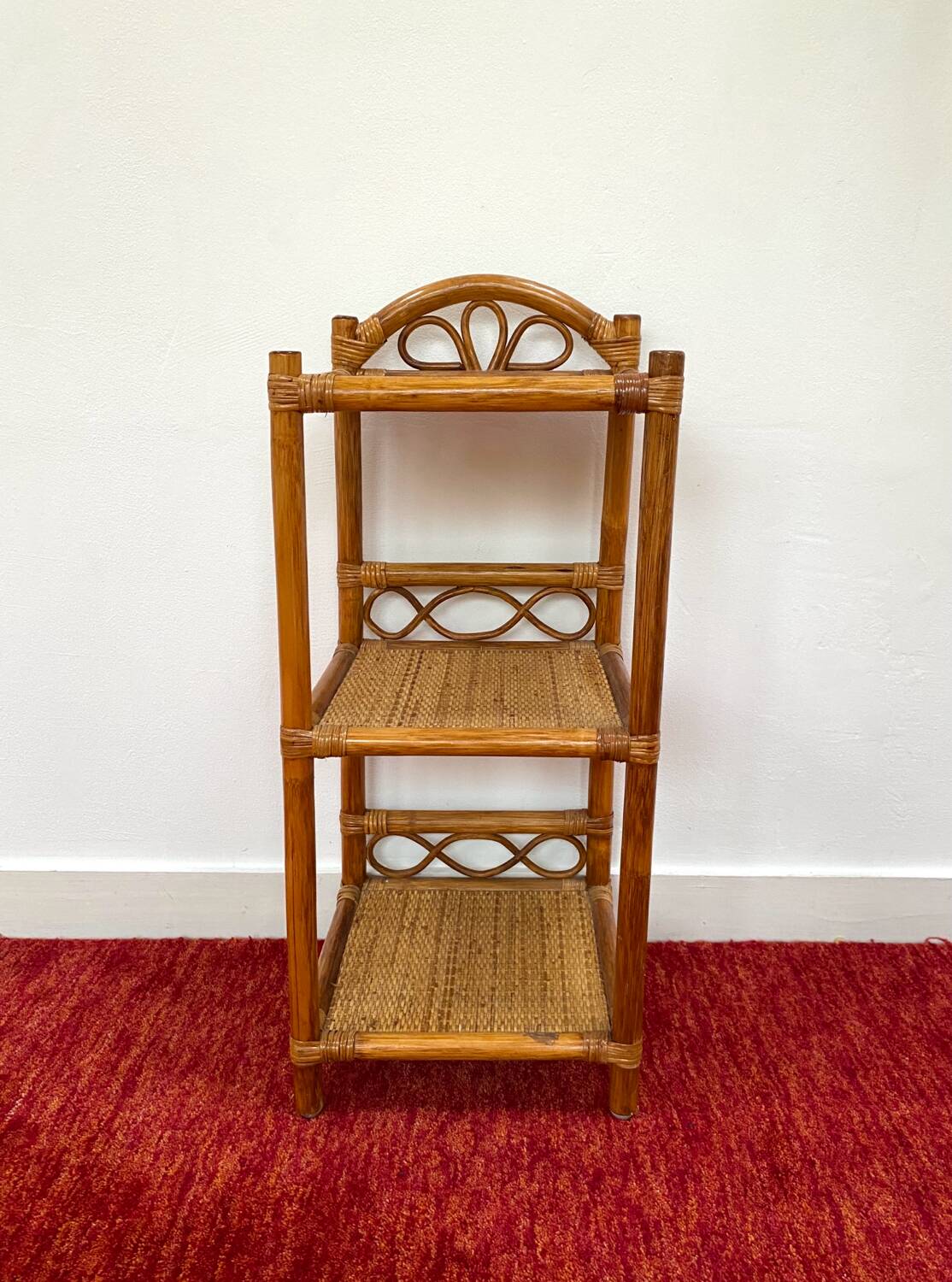 Bedside / Occasional furniture / Rattan and bamboo shelf