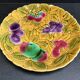 Plat en barbotine de Sarreguemines