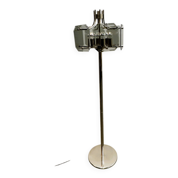 Lampadaire Vintage Luigi Colani Chrome des années 70. — Beyit