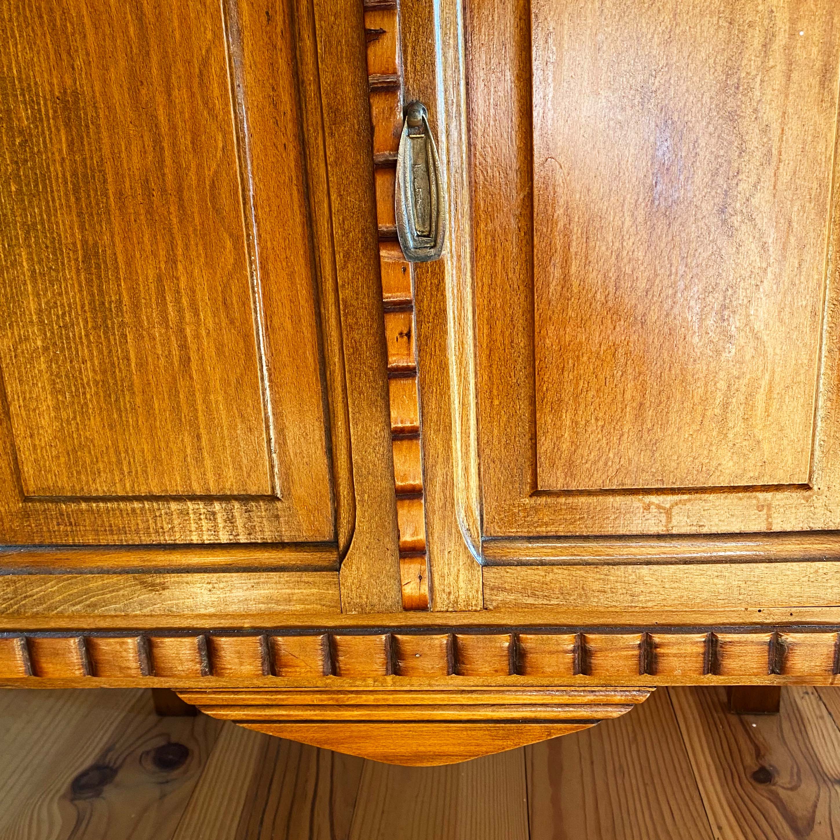 Art deco carved buffet