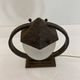 Sculptural Art Deco Table Lamp With Frosted Glass Shade, 1930s