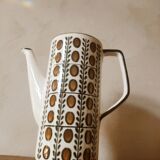 Teapot, Boch walnut tiled coffee maker