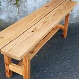 Natural pine bench 130 cm