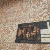 Beautiful Kashmir "Tree of Life" wool rug entirely handmade