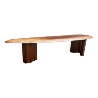 Banc d'inspiration George Nakashima.