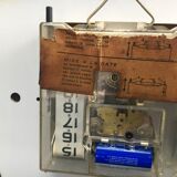 Rare duo of vintage roll clocks JAZ Licato 1960