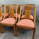 6 chaises gondole style Empire en bois, XXème siècle