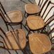 Set de 5 chaises fischel épingles