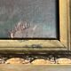 Pendant of HST painting "Landscape in the moonlight" signed + frame circa 1920