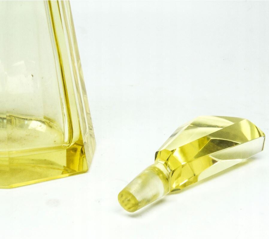 Art Deco carafe from Moser, Czechoslovakia, 1930s
