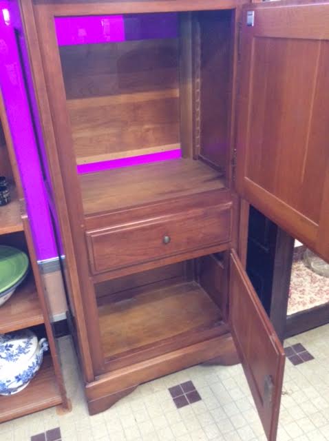 Cherry wood support cabinet