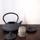 Cast iron teapot
