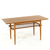 Opal coffee table 'Dedelstorf' - mid century modern - vintage
