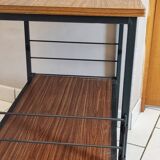 Side table for plexiglass vinyl storage