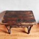 Antique farmhouse table in solid oak – rustic Louis XIII desk