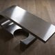 Rare Marzio Cecchi Steel Diapason Desk For Studio Most Firenze, 1970s