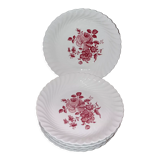 Assiettes porcelaine Lunéville