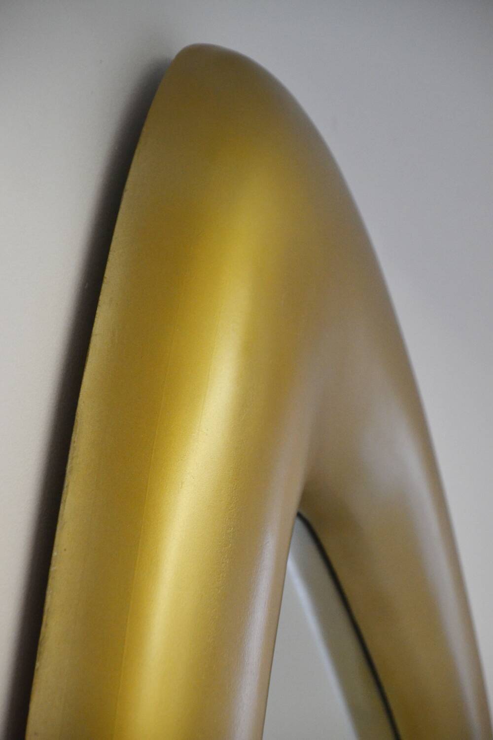 Large free-form Italian mirror 1980