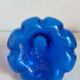 Trio of vintage blown glass soliflore vases