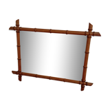 Vintage bamboo mirror 57x78cm