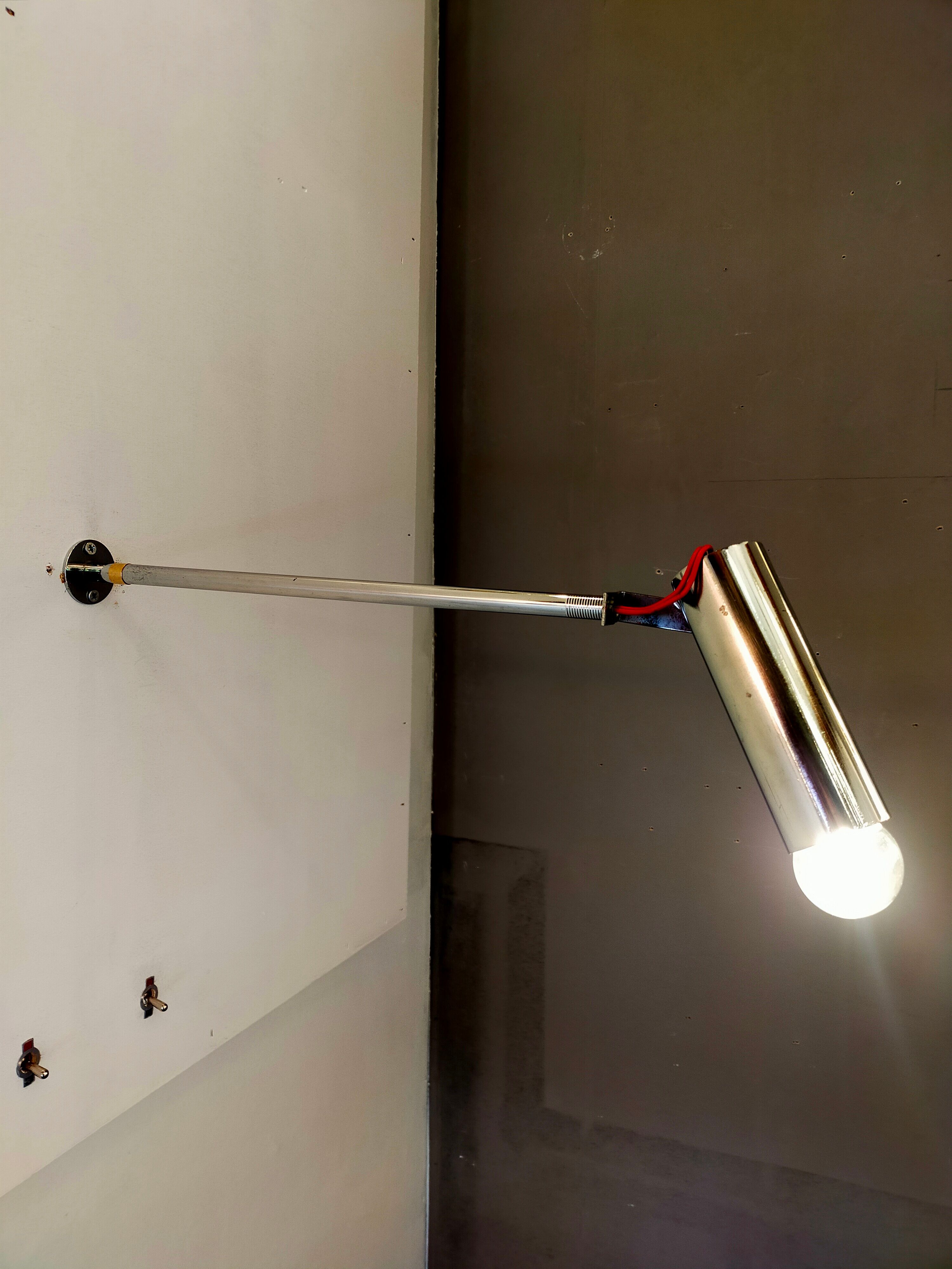 Adjustable wall lamp from the 70s