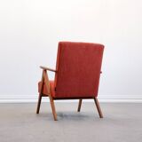 Mid Century Easy Chair Model B - 310 Var in Rusty Orange